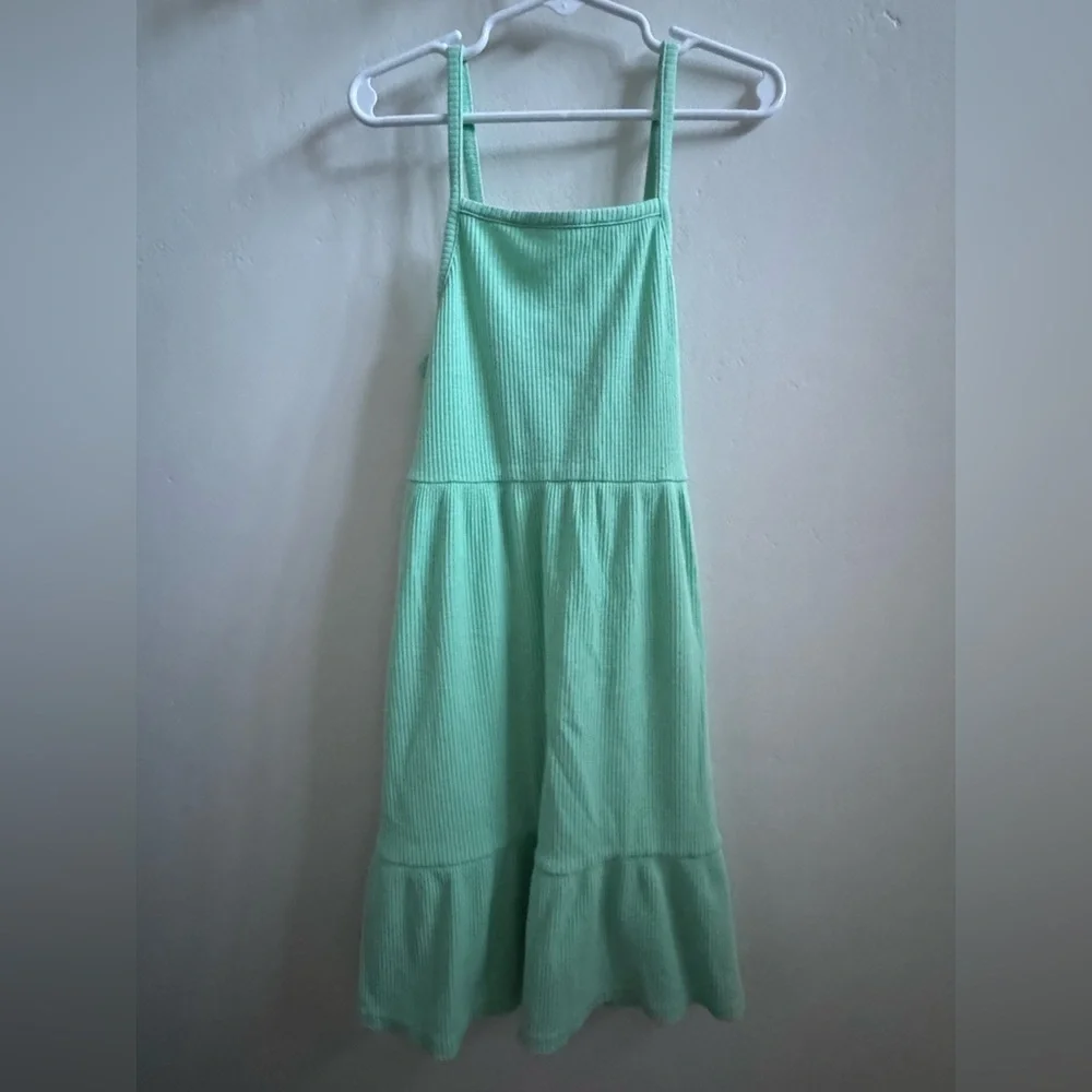 Old Navy Girls Rib-Knit Sleeveless Fit & Flare Dress Set of 2 Bundle Size M (8)